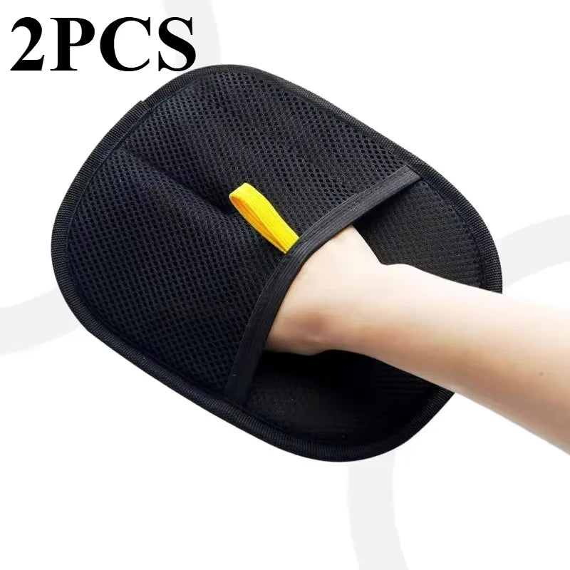 Pet Hair Removal Gloves - Dog CatShedding Brush Gloves for Grooming & Cleaning Furniture, Carpet, Clothing - Reusable & Easy Use