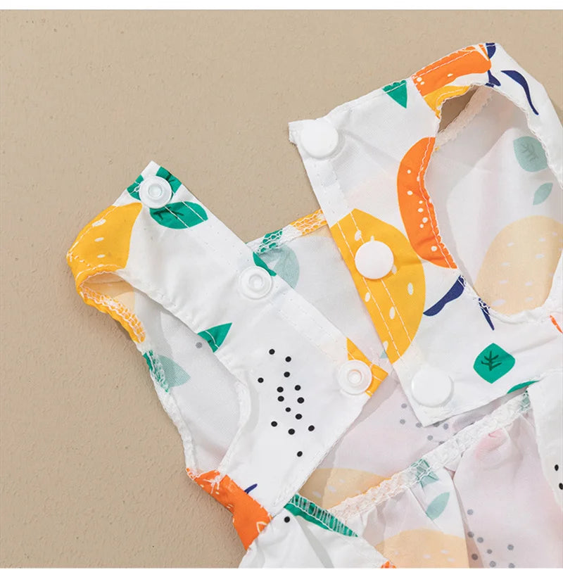 Fashion Cat Puppy Dresses with Bow for Small Dogs Cats Sphynx Chihuahua Fruit Flower Print Pet Clothes ropa para gatos sukienki