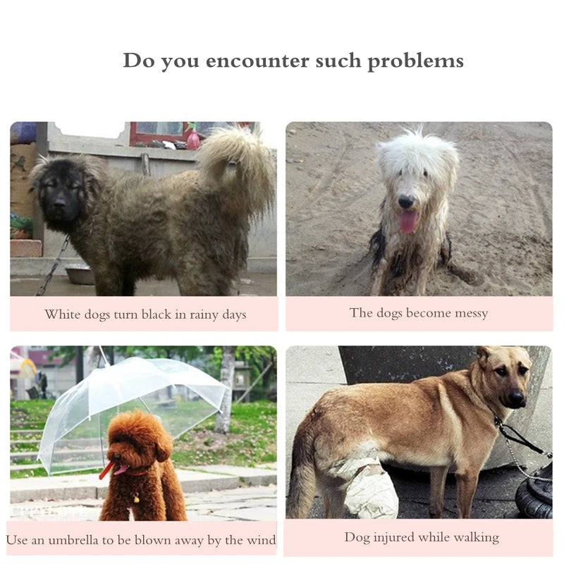 Pet Large Dog Raincoat Outdoor Waterproof Clothes Hooded Jumpsuit Cloak For Small Big Dogs Overalls Rain Coat Labrador