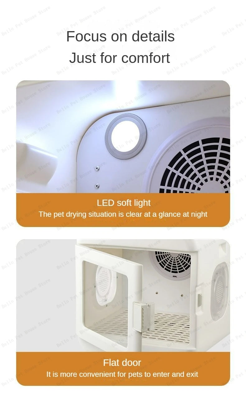 Household Pet Drying Box Water Blower Blowing Box Cat & Dog Dryer Intelligent Drying Box Sterilizable Dog Dryer Machine