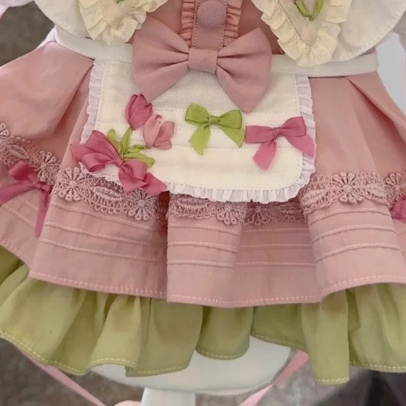 Dog Princess Spring and Summer Lightweight Cat Sweetheart Dress Rabbit Puffy Lolita Small Dog Teddy Kawaii Pet Clothes Outdoor