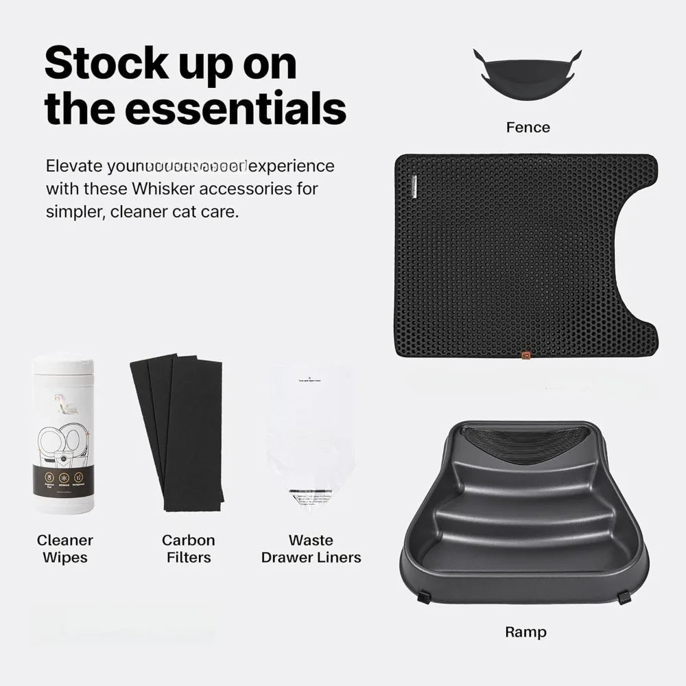 Automatic, Self-Cleaning Cat Litter Box, Helps Reduce Litter Box Odors, Works with Almost Any Clumping Litter,Customized