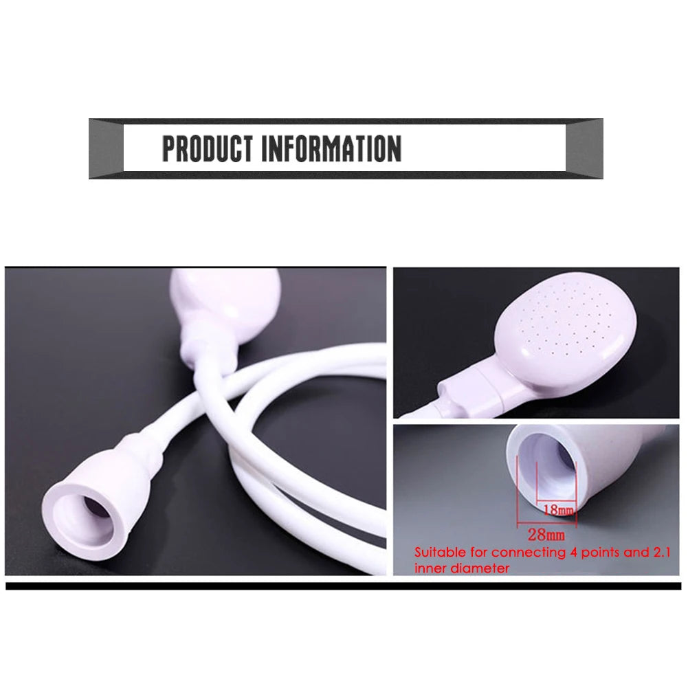 Pet Faucet Sprayer Portable Sink Spray Hose Handheld Shower Head Spray Hose Sink Hose Nozzle for Bathing Baby Pets Washing Hair
