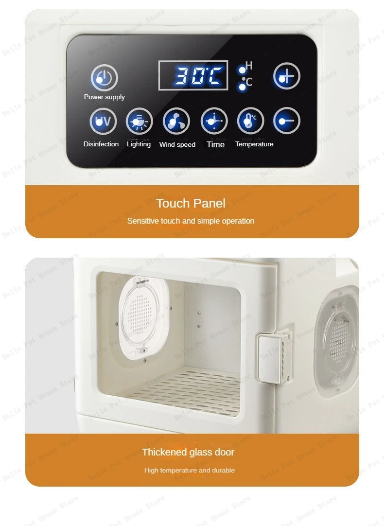 Household Pet Drying Box Water Blower Blowing Box Cat & Dog Dryer Intelligent Drying Box Sterilizable Dog Dryer Machine