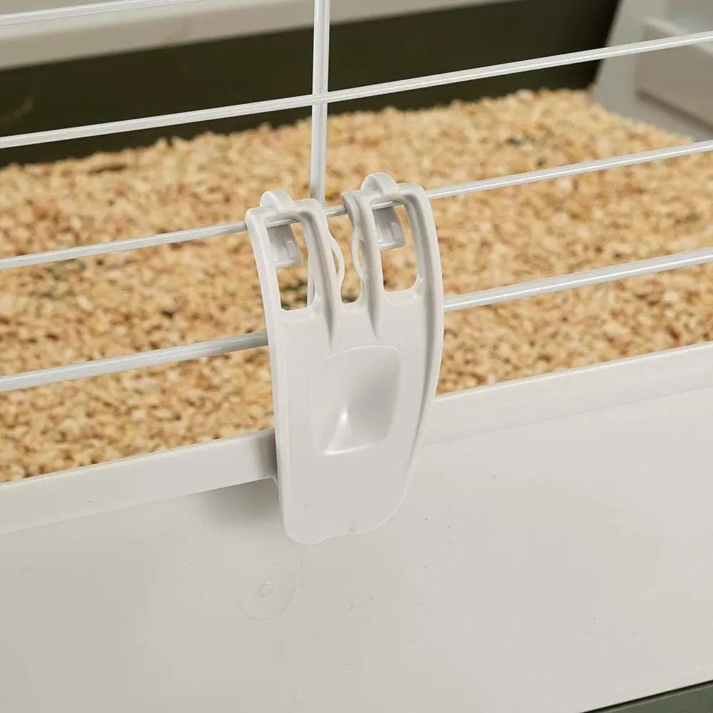 Krolik Green Rabbit Cage Deluxe | Rabbit Cage Includes All Accessories & Measures 39.4L x 23.6W x 19.7H & Includes All Accessori