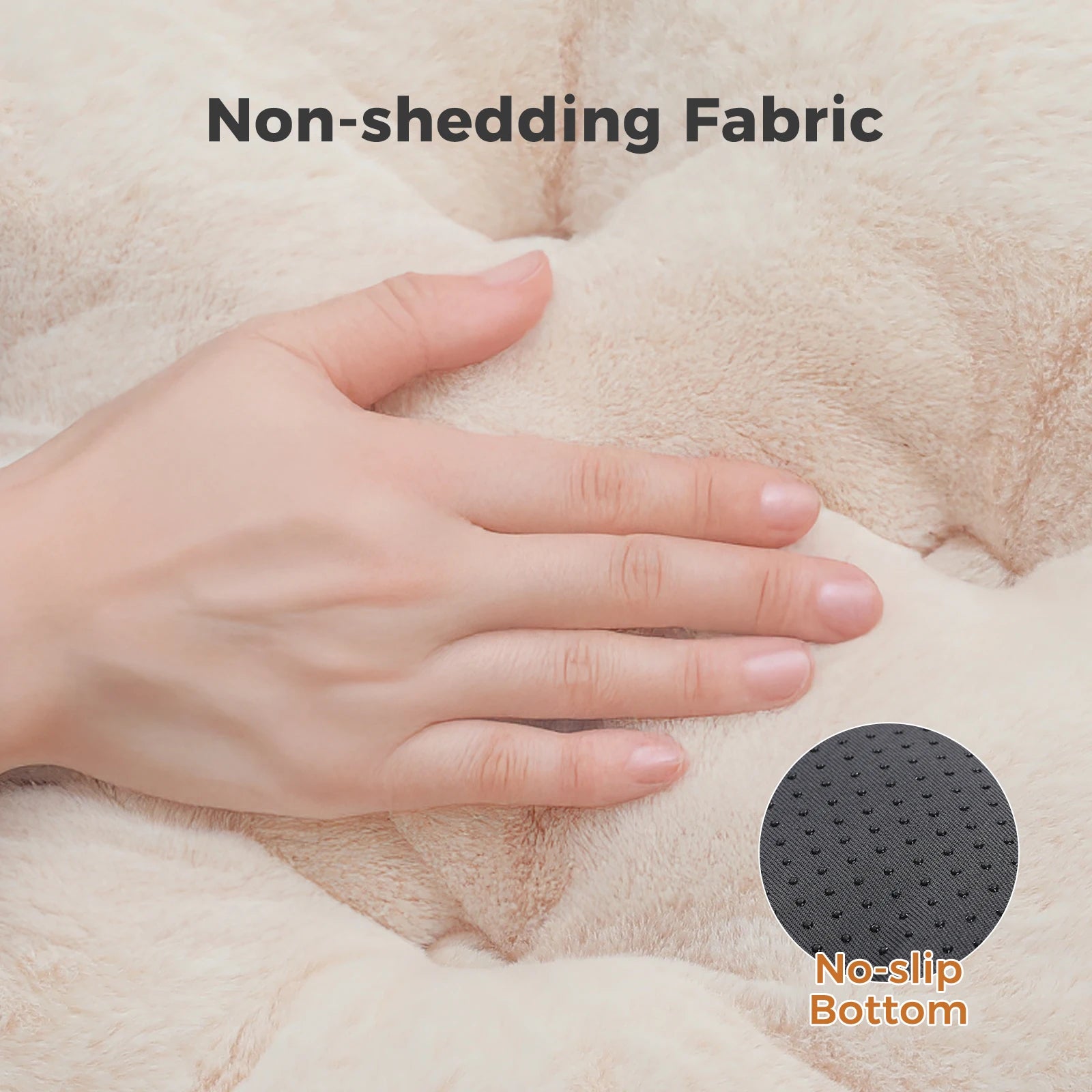 Dog Bed for Medium Dogs Cozy Cat Bed for Indoor Cats Washable Round Pet Bed House with Anti-Slip Bottom Suitable for All Seasons