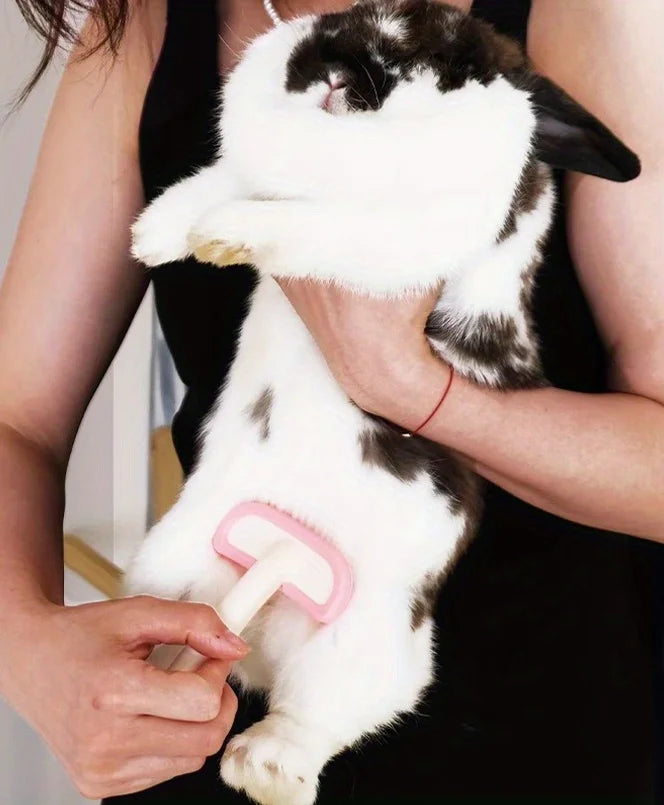 1Pc Detachable Rabbit Massage Hair Removal Comb For Rabbit,Chinchilla,Cat And Groundhog,Hair Grooming Supplies Pet Brush