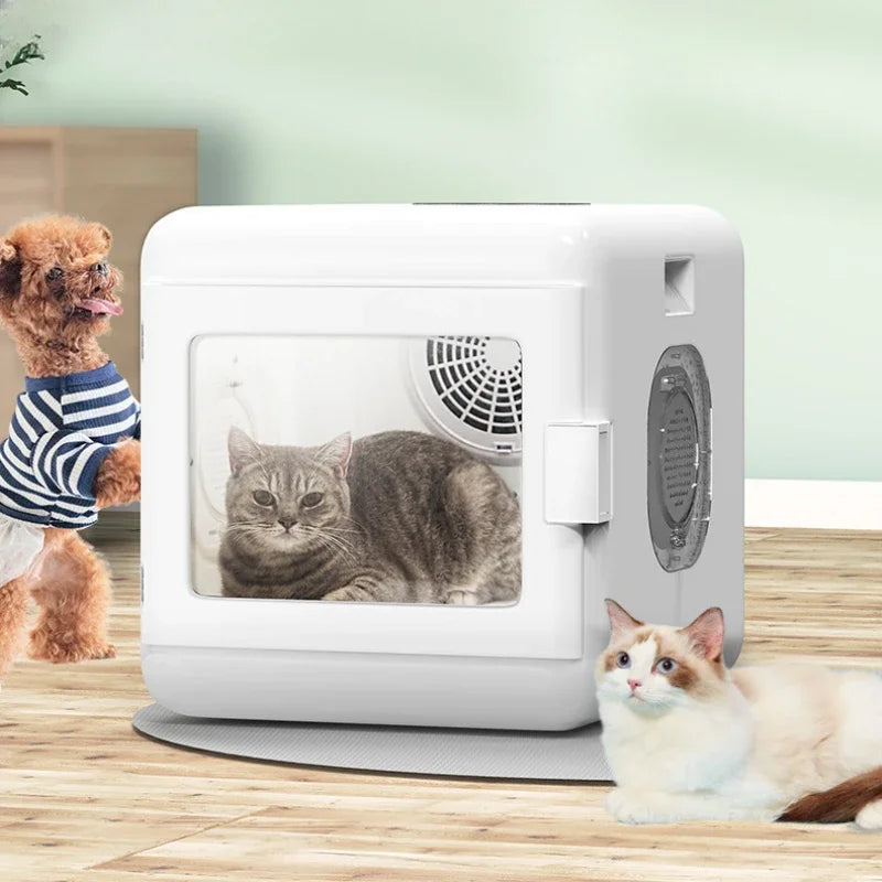 Household Pet Drying Box Pet Water Blower and Hair Dryer Box Pet Dry Room Cat and Dog Dryer Multifunctional Pet Hair Dryer