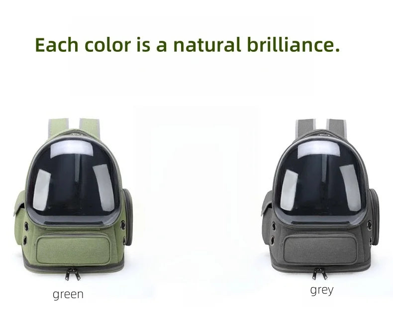 Transparent Pet Carrier Backpack Ideal Cat Accessories Outdoor Pet Shoulder Bag Breathable Pet Supplies With Ample Ventilation