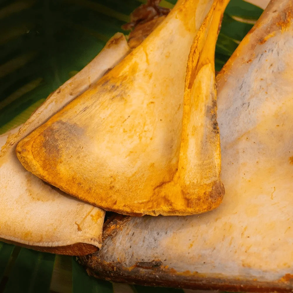 1/2 Pack x 60-90g Lamb Fan Bone, Natural Ingredients, Natural Dog Treats, Healthy, Easily Digestible, Dog Chews Long Lasting