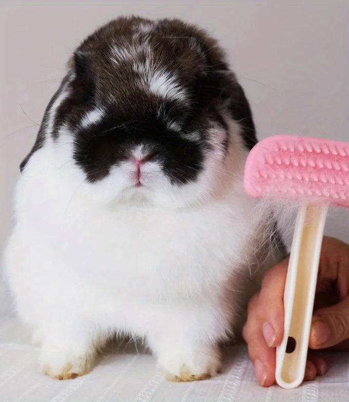 1Pc Detachable Rabbit Massage Hair Removal Comb For Rabbit,Chinchilla,Cat And Groundhog,Hair Grooming Supplies Pet Brush