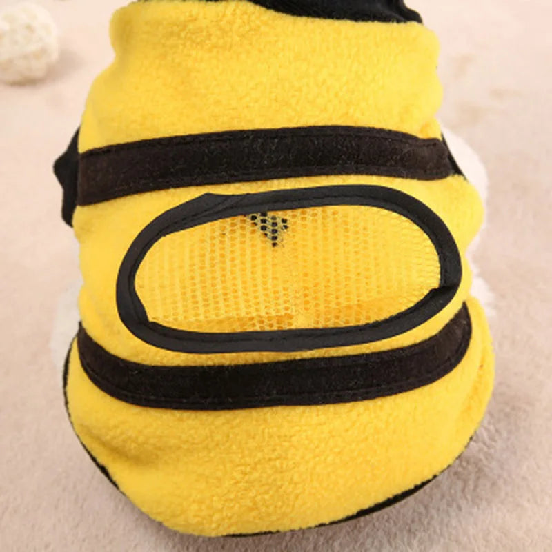 Cat Dog Clothing Cute Bumble Bee Dress Up Costume Apparel Coat Clothes Pet Supplies Best Price