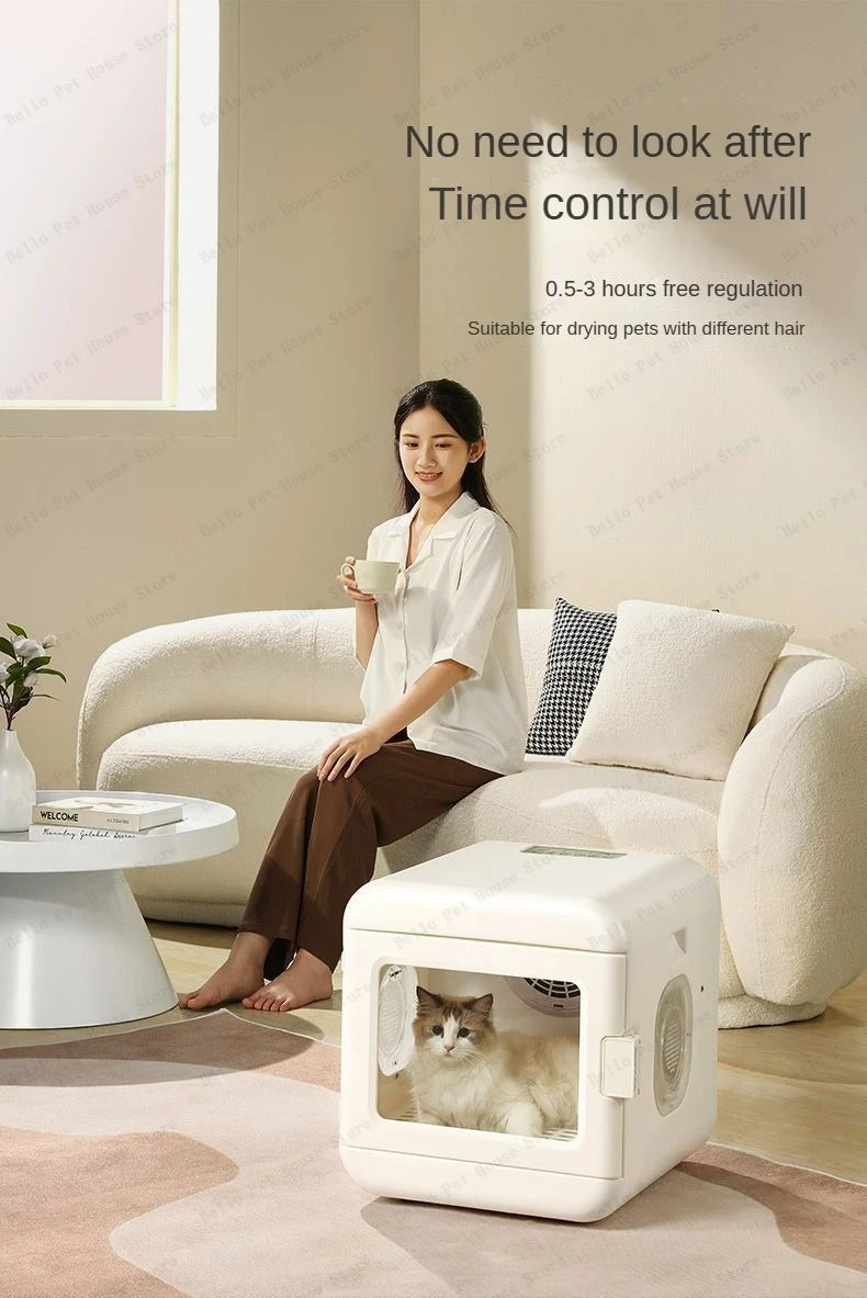 Household Pet Drying Box Water Blower Blowing Box Cat & Dog Dryer Intelligent Drying Box Sterilizable Dog Dryer Machine